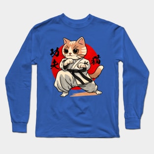 Kung fu kitty Long Sleeve T-Shirt